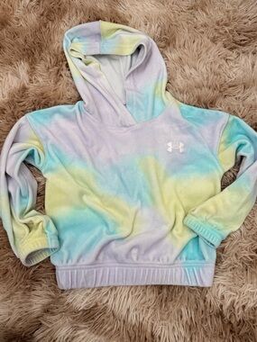 Under Armour Pastel Tie-Dye Pullover Hoodie - Mint, Lavender, Yellow
